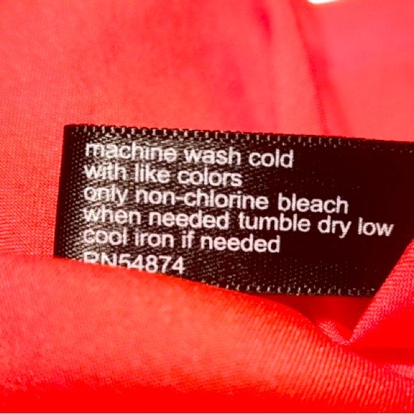 THE LIMITED Red Animal Print 3/4 Sleeve Shift Dress size L - Picture 12 of 14